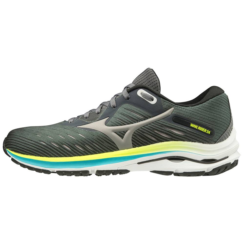 Scarpe Running Mizuno Wave Rider 24 D (Wide) Donna - Profondo Verdi - 16809-MZDP